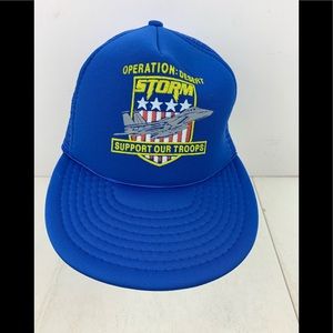 OPERATION DESERT STORM Vintage Snap Back Hat Cap